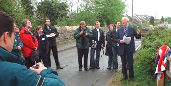 Unveiling the Plaque.