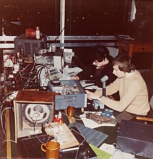 ARRL SSB 1st Leg 1978. G4EZN operating, G8HDR logging.